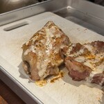 夜景 シュラスコ食べ放題 シュラスコテーブル - 