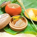 日本料理 永代 - かぼちゃとキス