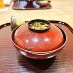 日本料理 永代 - 椀物の蓋を開ける楽しみがあって(^^♪