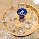 日本料理 永代 - お猪口を選ばせてくれます◎
      ※こういうの、気持ちがあがりますね♬