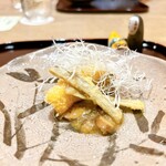 日本料理 永代 - 甘鯛とゴボウのポルチーニ茸