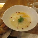 ホッコ スープ カフェ - 玉ねぎのホワイトポタージュセット