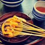 あぶり餅 本家 根元 かざりや - 