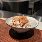 焼き鳥すみえもん - お口直しの大根おろし