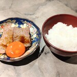 肉料理 ちぃちゃん - すき焼き風、ご飯