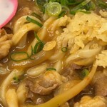 うどんとおむすび 紬 - 名物肉カレーうどん