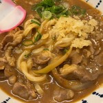 うどんとおむすび 紬 - 名物肉カレーうどん
