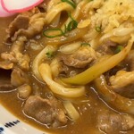 うどんとおむすび 紬 - 名物肉カレーうどん