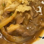 うどんとおむすび 紬 - 名物肉カレーうどん