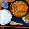 福村家 - カツカレーうどんと大ライス
