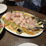 代々木バル - お肉と野菜とハニーマスタード（？）