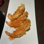 代々木バル - ピリ辛の海老揚げ