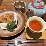 杜ノ居 - 栗のタルトと和紅茶