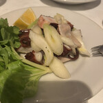 トラットリア ピッツェリア ラルテ - 真だことセロリのサラダ