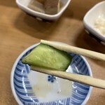 久万や - あっさりきゅうり美味かった