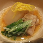 銀座 吉本 - イベリコ豚と大根の炊き合わせ