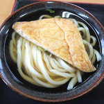 本格手打うどん はゆか - かけ+お揚げ