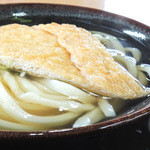 本格手打うどん はゆか - かけ+お揚げ