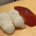 築地すし好 和 - 生たこ、まぐろ