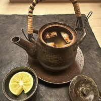 宮わき - 土瓶蒸し　松茸、小ぶりながら歯応えよく