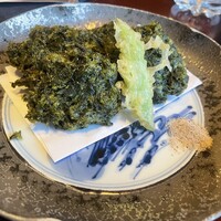 土佐料理 祢保希 新宿店 - 青さのり天ぷら