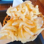 そば処 斜里 - かき揚げｘ２