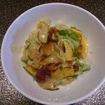 花雷 - 根菜チップのサラダ＠花雷（2014年11月13日）