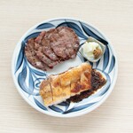 牛たんけやき - 薄切りたんと鶏もも
