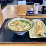 めりけんや - かけうどん、ちくわ天
