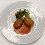レストラン カスケード - 蟹クリームコロッケ