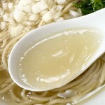 麺堂 稲葉 - 鶏出汁ラーメン(塩  )  スープ