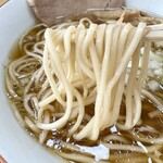 麺堂 稲葉 - 鶏出汁ラーメン(醤油)  麺