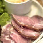 eatery hanashiro - ・静岡県産黒毛和牛使用 ハンバーグプレート 1,280円/税込(スープ、ドリンク、ご飯 ※またはパン 付き)