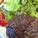 eatery hanashiro - ・静岡県産黒毛和牛使用 ハンバーグプレート 1,280円/税込(スープ、ドリンク、ご飯 ※またはパン 付き)