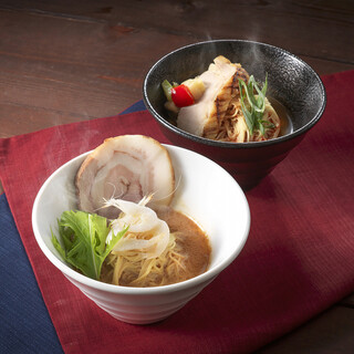 スープカレーラーメン・海老塩ラーメン