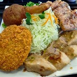 わ楽 - 肉の日プレート