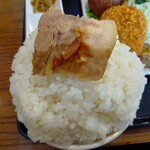 わ楽 - ネギチャーシューオンザ旧ハマさん盛り！