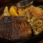 ステーキ＆ハンバーグ ひげ - 温め直し