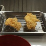 天ぷらのひらお - モモ2枚