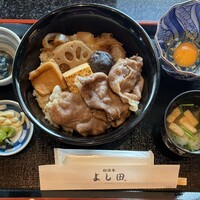 松阪牛 よし田 - 松坂牛すき焼き丼 税込み3500円