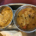 エー・ラージ - フィッシュ（カジキ？）とサンバル