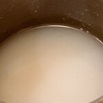 ひろ作 - 濃厚な蕎麦湯さんでーす。②