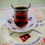 トルコ料理ボスボラスハサン - 食事終わりにサービスでお出し頂いたトルコ紅茶