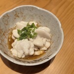 すしやのたい悟 - 新物白子のポン酢