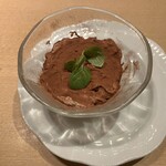 個室ダイニング 楽蔵 - チョコレートのムースケーキ