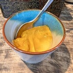 うなぎ馳走 八嶋 - デザートは柑橘類のゼリー