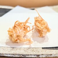 秋田 てんぷら みかわ - 車海老の頭