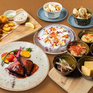 クラフトビールの飲み放題＆ペアリングコースをご用意。