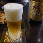 手打ち蕎麦 かね井 - ビール