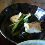 すだち - 小松菜と厚揚げのたいたん。